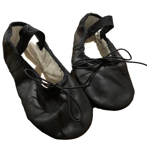 Capezio Kids Black Ballet Shoe - Picture 1 of 10